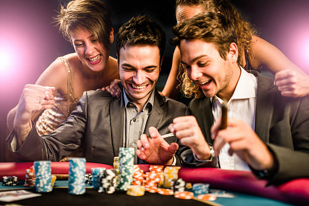 Mid-tier Bandar Poker table with moderate betting